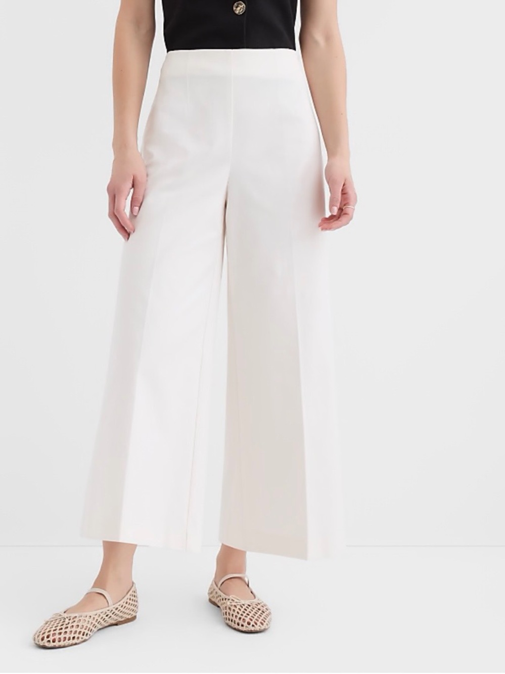 LOFT -  Women’s Cream Culottes (8P)